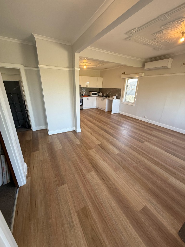 Hybrid flooring — residential renovation